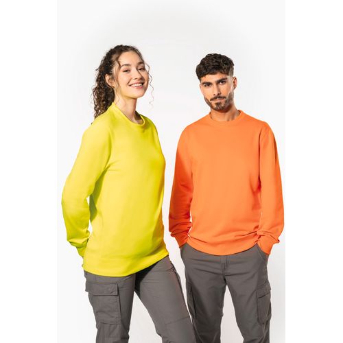 Sweat-shirt recyclé col rond unisexe - 1
