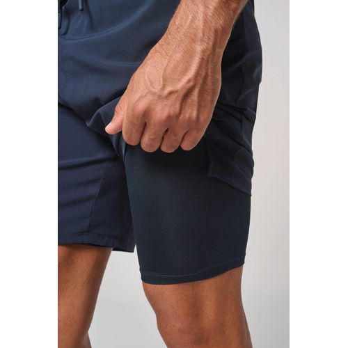 Short écoresponsable 2 en 1 avec sous short intégré homme