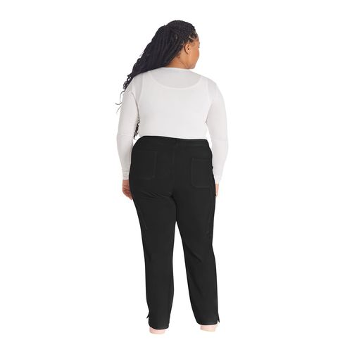 Pantalon à taille mi-haute avec cordon de serrage pour femme