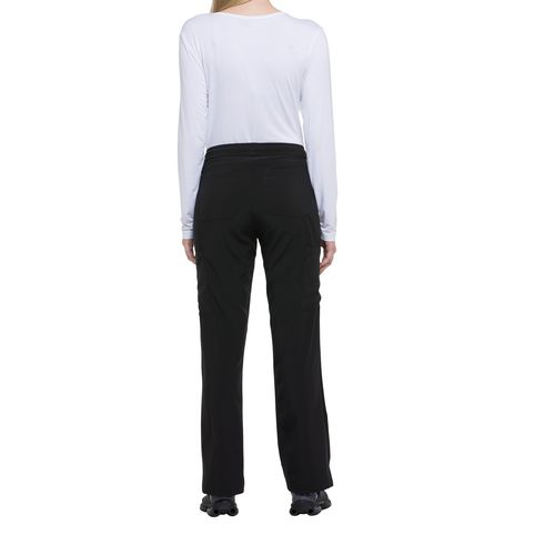 Pantalon à taille mi-haute avec cordon de serrage pour femme