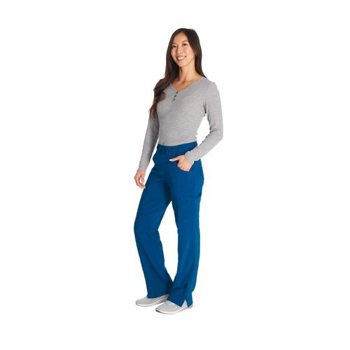 Pantalon à taille mi-haute avec cordon de serrage pour femme - 2