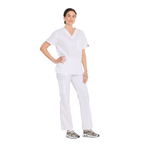 Haut col V unisexe - 1