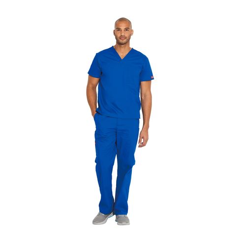Haut col V unisexe - 4