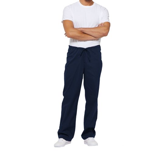 Pantalon à cordon de serrage à taille standard unisexe