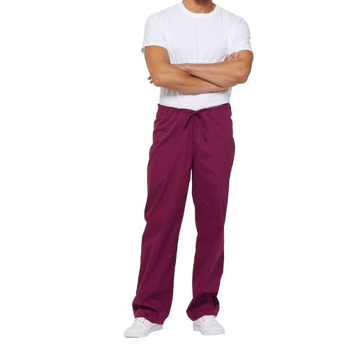 Pantalon à cordon de serrage à taille standard unisexe