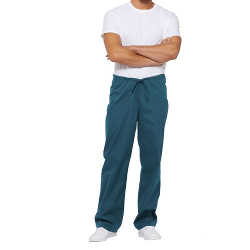 Pantalon à cordon de serrage à taille standard unisexe