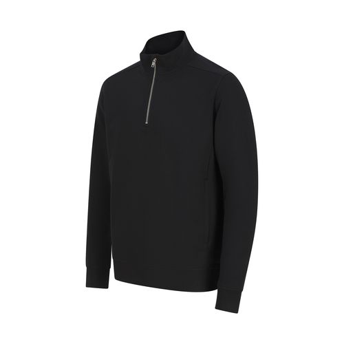 Sweat-shirt col zippé unisexe - 5