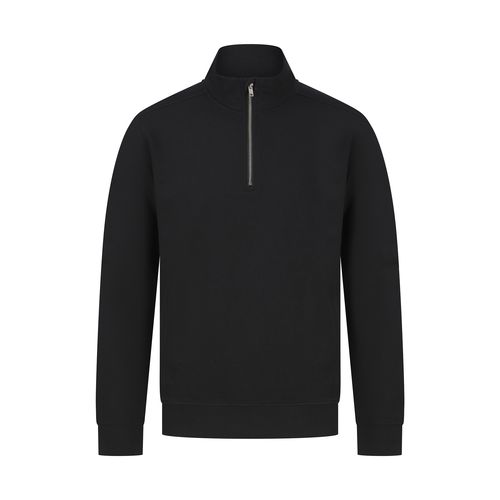 Sweat-shirt col zippé unisexe - 2
