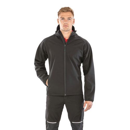Veste softshell recyclée 3 couches à capuche homme - 4