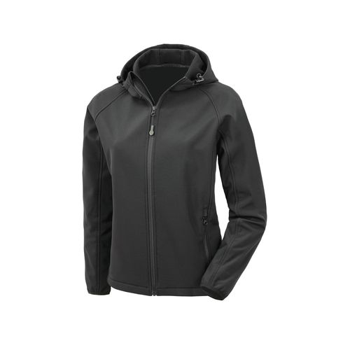Veste softshell recyclée 3 couches à capuche femme - 2