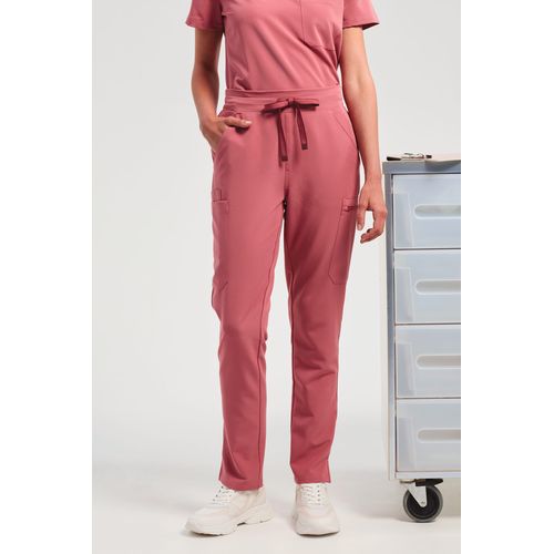 PANTALÓN CARGO ELÁSTICO MUJER<BR/>