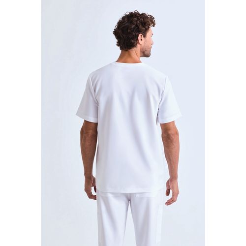 Tunique stretch manches courtes homme