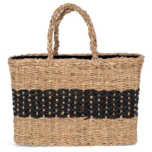 Sac panier en jonc de mer - 5