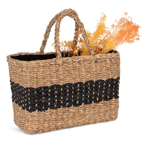 Sac panier en jonc de mer - 2