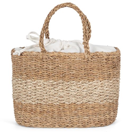 Sac panier en jute et jonc de mer - 5