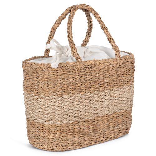 Sac panier en jute et jonc de mer - 2