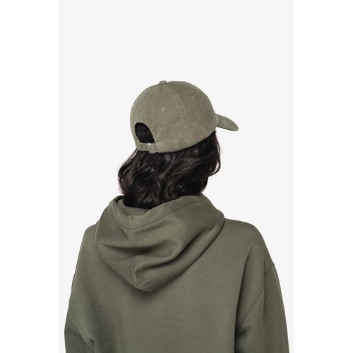 Casquette écoresponsable en velours côtelé 6 panneaux unisexe thumbnail 4