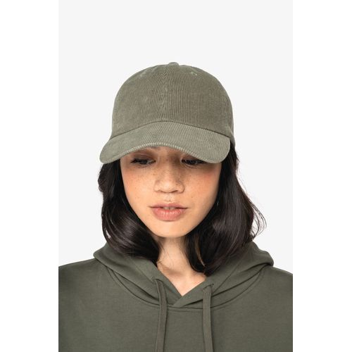 Casquette écoresponsable en velours côtelé 6 panneaux unisexe - 2
