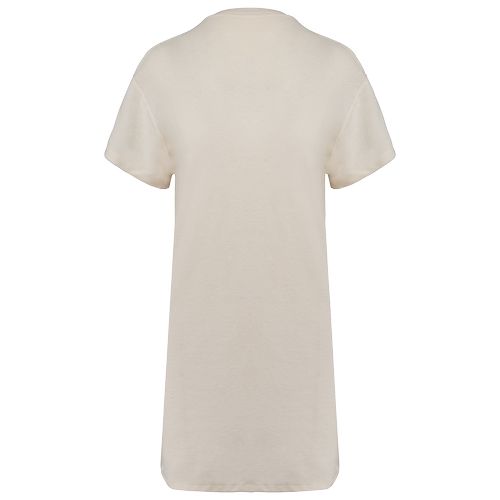 Robe t-shirt écoresponsable en éponge à épaules tombantes femme - 8