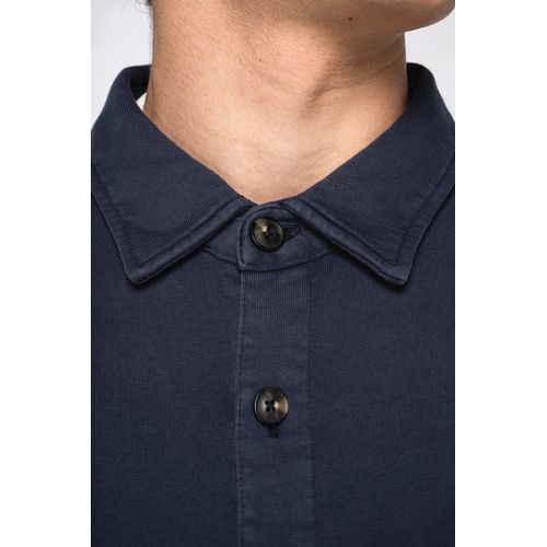 Surchemise écoresponsable délavée en molleton gratté homme - 5