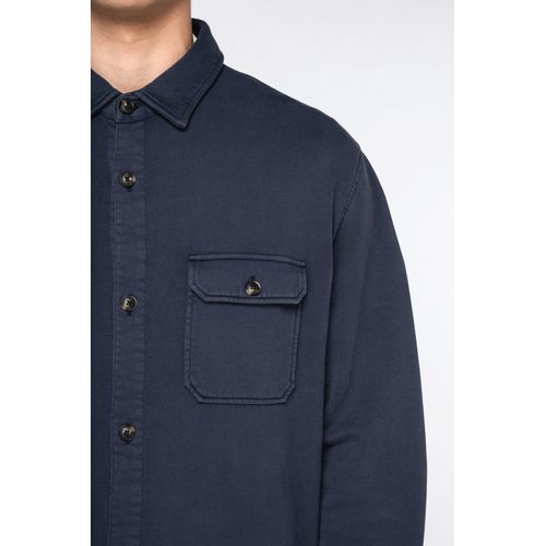 Surchemise écoresponsable délavée en molleton gratté homme - 6