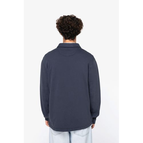 Surchemise écoresponsable délavée en molleton gratté homme - 3