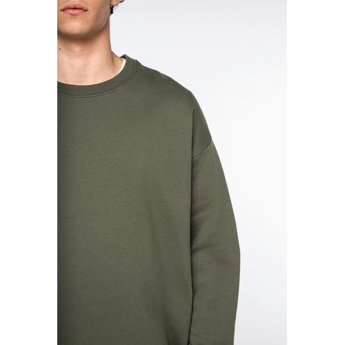 Sweat-shirt écoresponsable à col rond oversize unisexe thumbnail 6