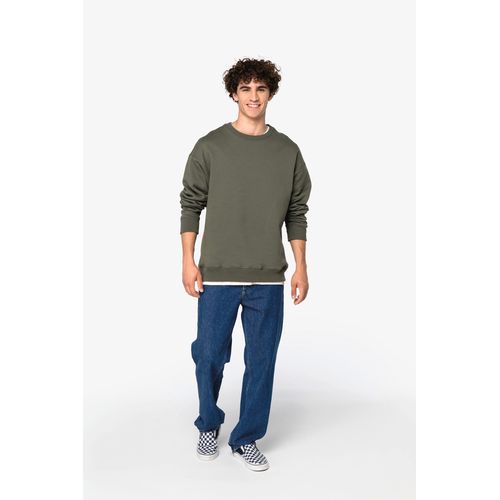 Sweat-shirt écoresponsable à col rond oversize unisexe - 2