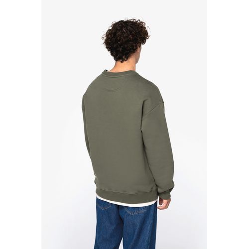 Sweat-shirt écoresponsable à col rond oversize unisexe - 4