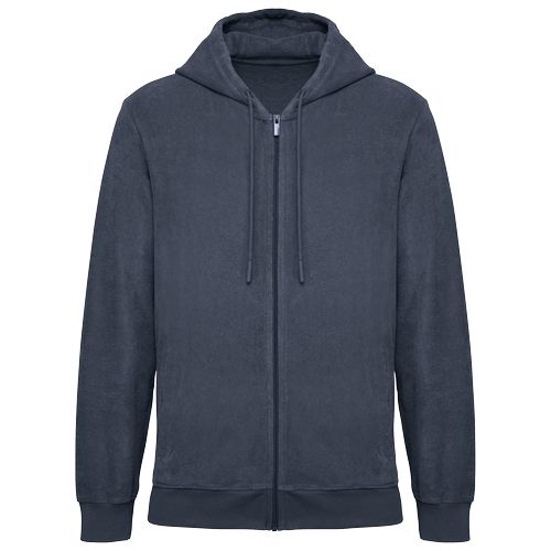 Sweat-shirt écoresponsable en éponge zippé à capuche homme - 11