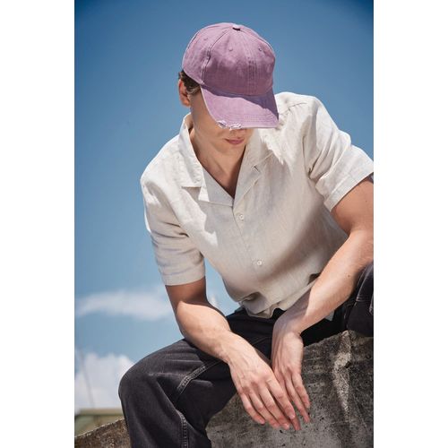 Casquette vintage effet déchiré - 6 panneaux thumbnail 4