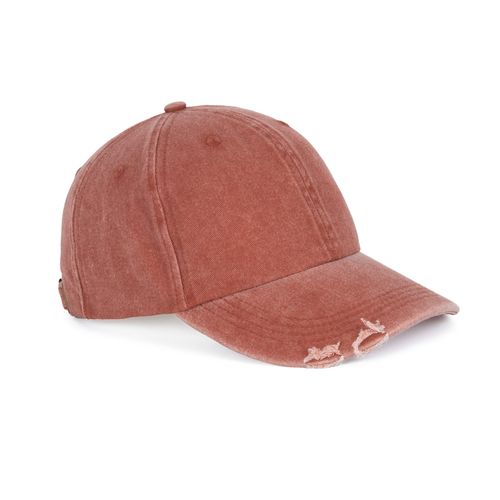 Casquette vintage effet déchiré - 6 panneaux thumbnail 11