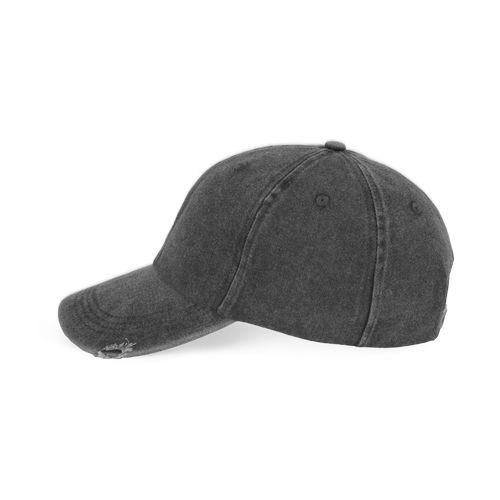 Casquette vintage effet déchiré - 6 panneaux - 13