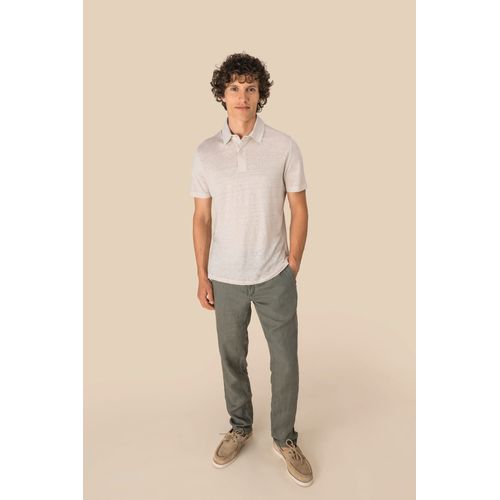 Polo en lin homme - 2