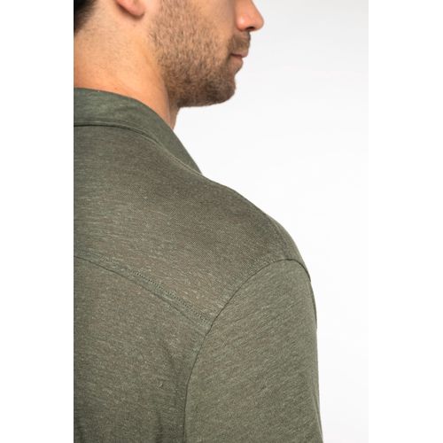 Chemise à manches courtes en lin homme - 6