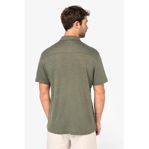 Chemise à manches courtes en lin homme - 3