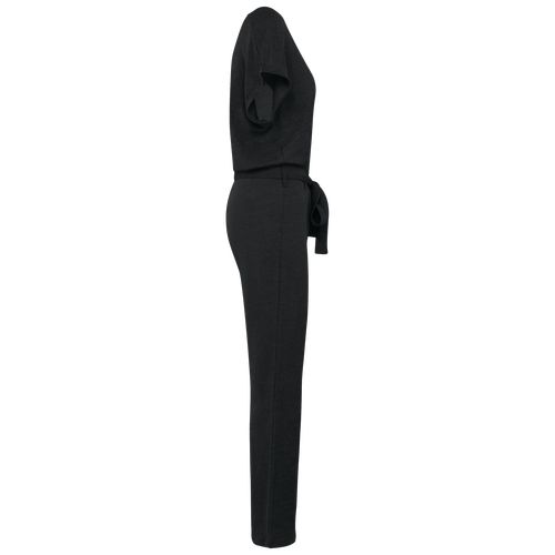 Combinaison en maille manches courtes en lin femme - 10