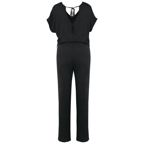 Combinaison en maille manches courtes en lin femme - 8