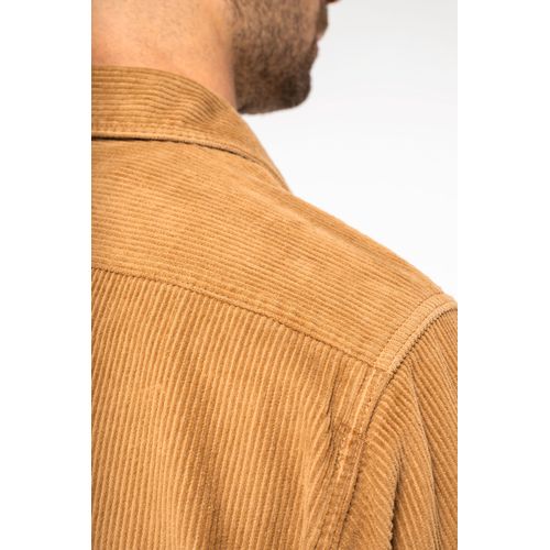 Surchemise écoresponsable délavée en velours côtelé homme - 8