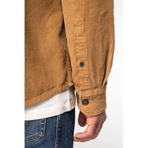 Surchemise écoresponsable délavée en velours côtelé homme - 7