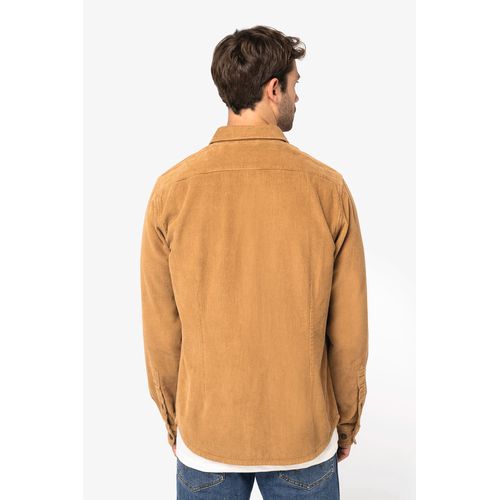 Surchemise écoresponsable délavée en velours côtelé homme - 4