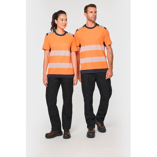 T-shirt de sécurité recyclé manches courtes unisexe - 1