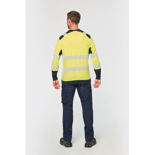 T-shirt de sécurité recyclé col rond manches longues unisexe - 3