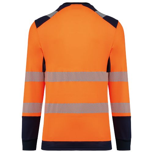 T-shirt de sécurité recyclé col rond manches longues unisexe thumbnail 15