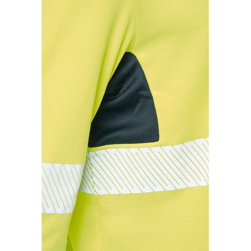 T-shirt de sécurité recyclé col rond manches longues unisexe thumbnail 7