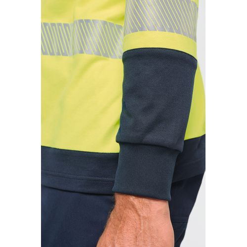 T-shirt de sécurité recyclé col rond manches longues unisexe thumbnail 6