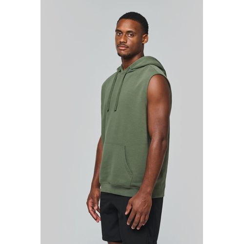 Sweat-shirt à capuche sans manches unisexe - 1