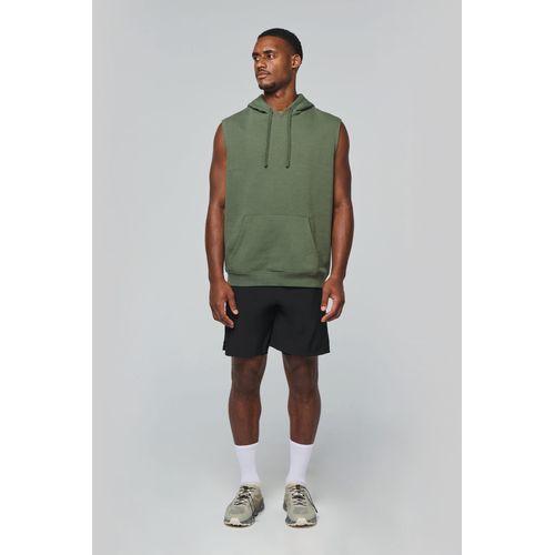 Sweat-shirt à capuche sans manches unisexe - 2