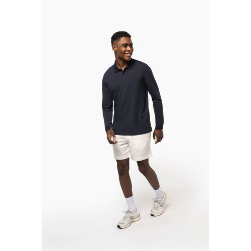 Polo piqué manches longues Bio180 homme - 8