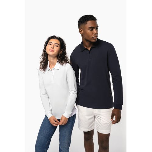 Polo piqué manches longues Bio180 homme - 10